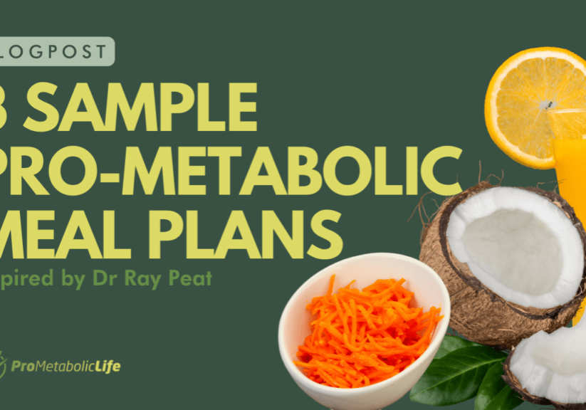 Pro-Metabolic meal plans